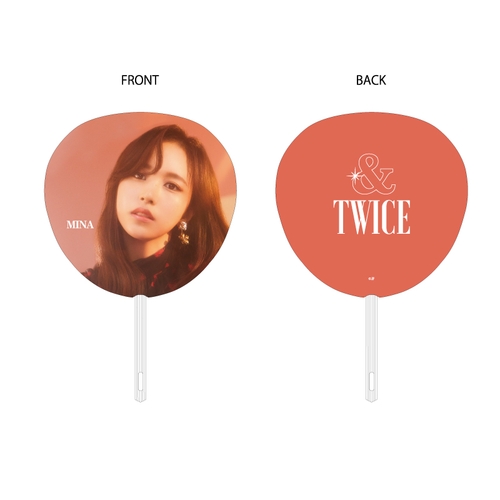 TWICE JAPAN 2nd ALBUM 『&TWICE』RELEASE EVENT &TWICEうちわ【MINA】