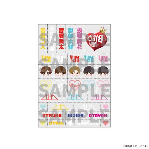 【SALE】[M!LK]BIG LOVE -summer- タトゥーシール