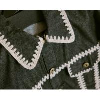 [超特急]Careless Monster×amok HAND KNITTING DENIM JACKET（BLACK）