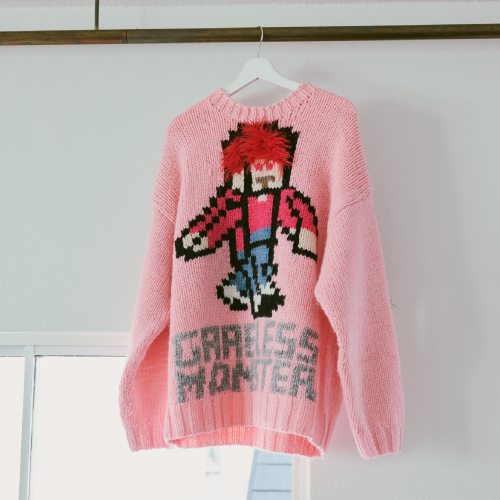[超特急]Careless Monster×amok GAME KNIT（PINK）