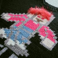 [超特急]Careless Monster×amok GAME KNIT（BLACK）