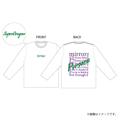 【SALE】[SUPER★DRAGON]Persona ロンT(ホワイト)