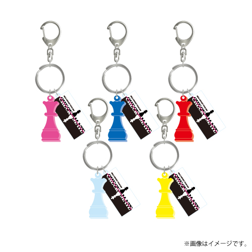 【SALE】[M!LK]M!LK CHECKMATE Acrylic Chess Keyring
