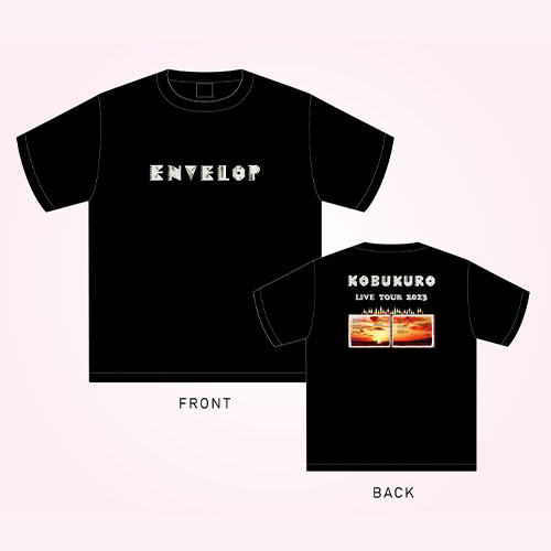 【2023年ツアーグッズ】Tシャツ A ブラック（夕景）