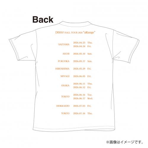 aRange Tour T-shirts（White）