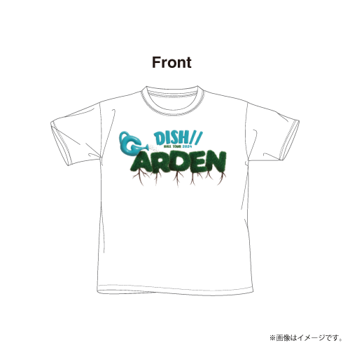 商品詳細ページ | DISH// OFFICIAL STORE | GARDEN Tour T-shirts(White)