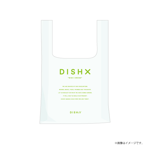 【SALE】[DISH//]DISH X PVC Clear Eco Bag【Clear】