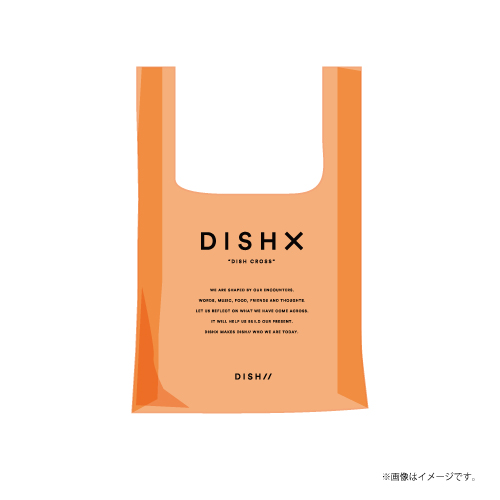 【SALE】[DISH//]DISH X PVC Clear Eco Bag【Clear Orange】　