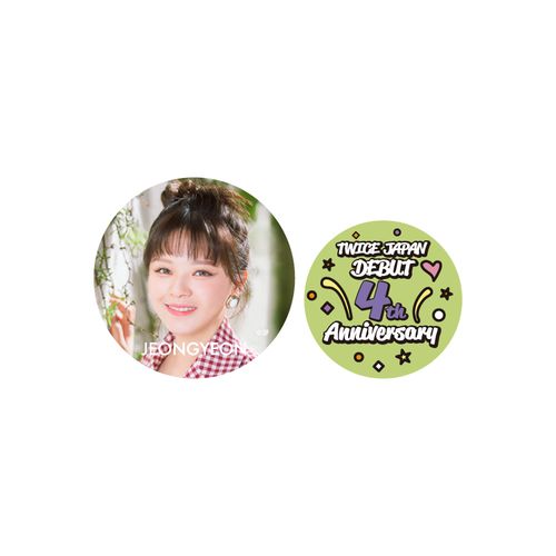 TWICE JAPAN DEBUT 4th Anniversary Goods 缶バッチセット【JEONGYEON】