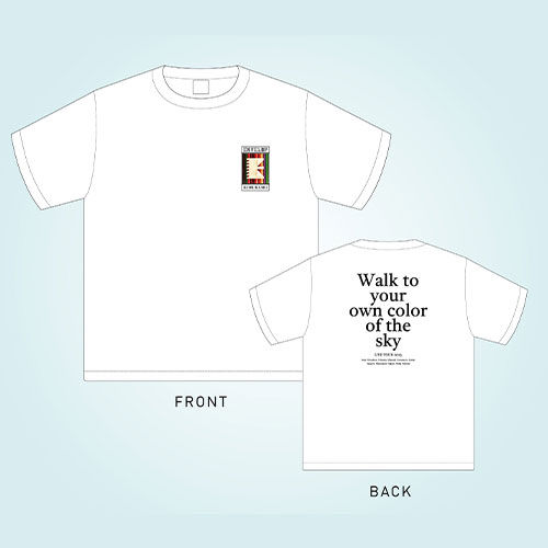 【2023年ツアーグッズ】Tシャツ B ホワイト（テキスト）