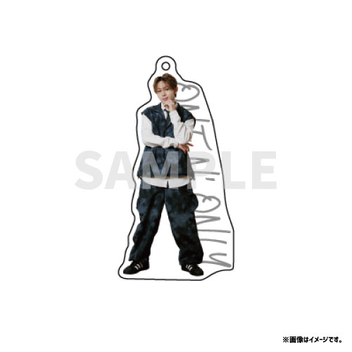 <会場受取>ONE N' ONLY チャーム付きアクリルキーホルダー #002