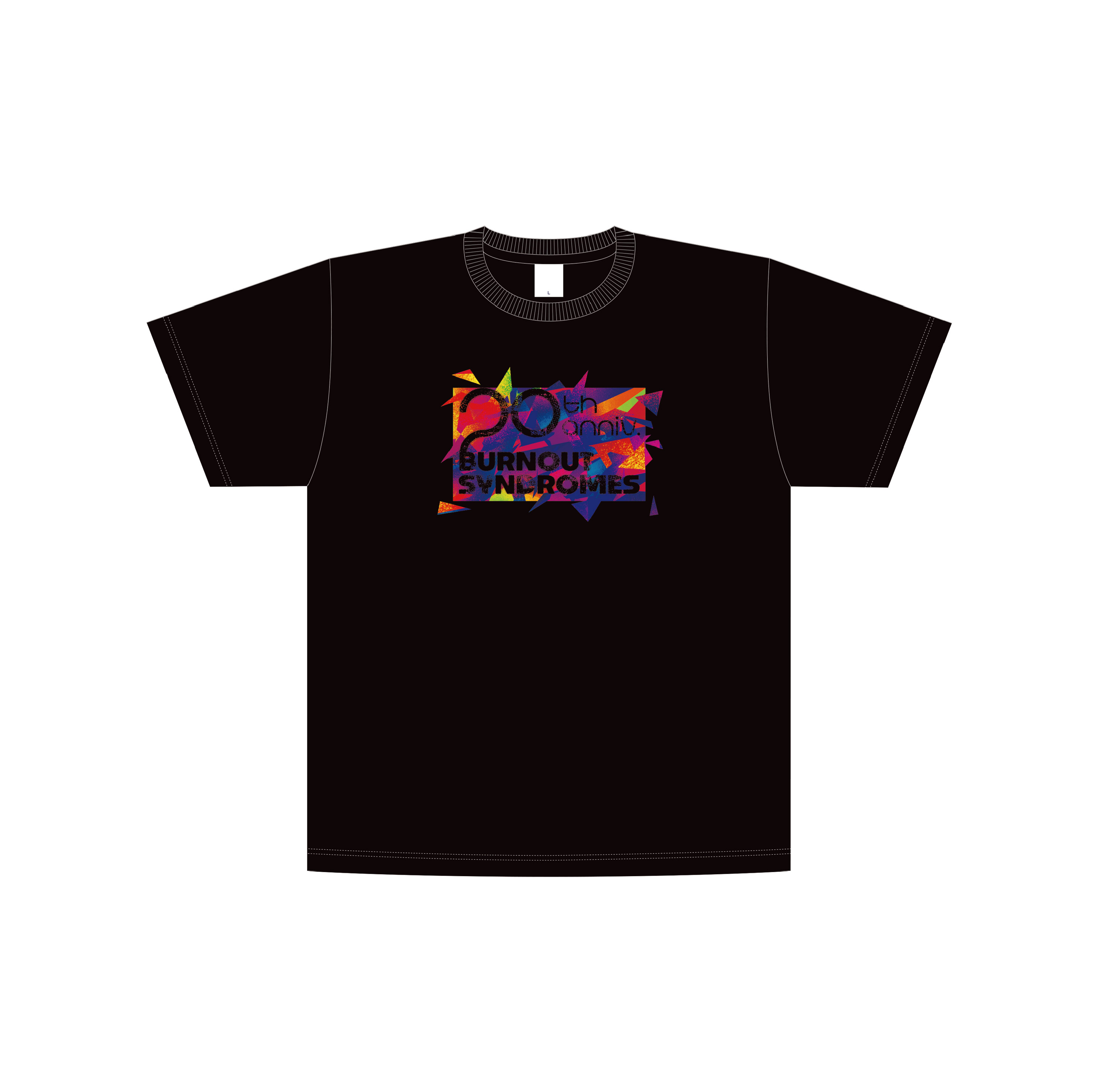 【BURNOUT SYNDROMES】20th Anniversary ロゴTシャツ /ブラック