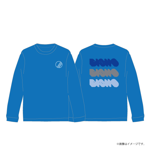【SALE】[DISH//]DISH// Longsleeve T-shirts【Blue/M】