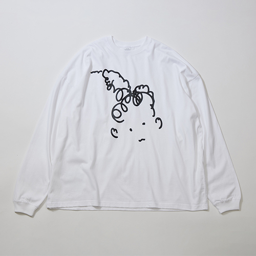 Careless Monster Longsleeve T-shirts (White)