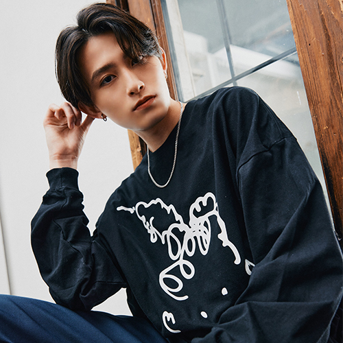 Careless Monster Longsleeve T-shirts (Black)