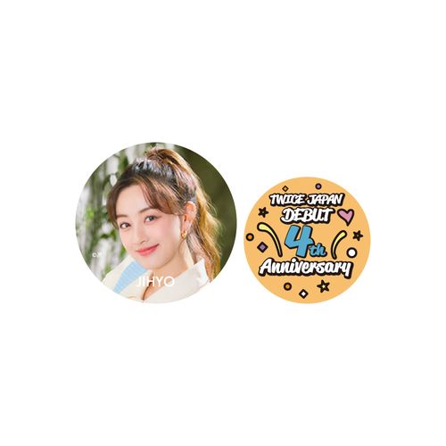 TWICE JAPAN DEBUT 4th Anniversary Goods 缶バッチセット【JIHYO】