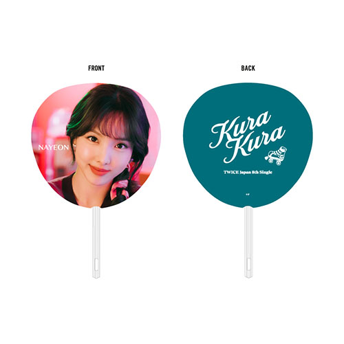 TWICE JAPAN 8th SINGLE『Kura Kura』リリース記念グッズ うちわ【NAYEON】