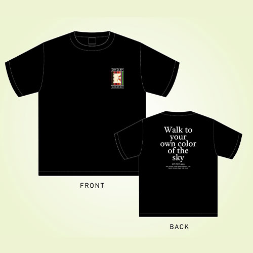 【2023年ツアーグッズ】Tシャツ B ブラック（テキスト）