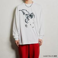 Careless Monster Longsleeve T-shirts (White)