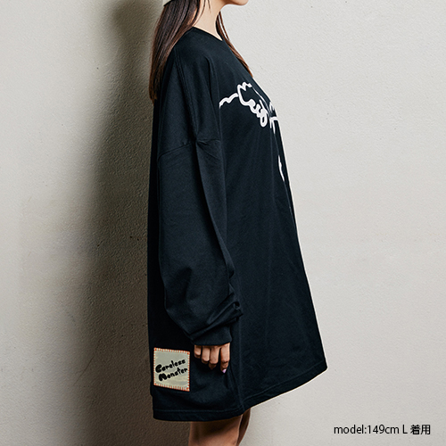 Careless Monster Longsleeve T-shirts (Black)
