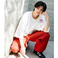 Careless Monster Short Sleeve Sweat  (White)