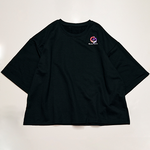  Careless Monster Short Sleeve Sweat (Black)