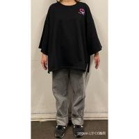 Careless Monster Short Sleeve Sweat  (White)