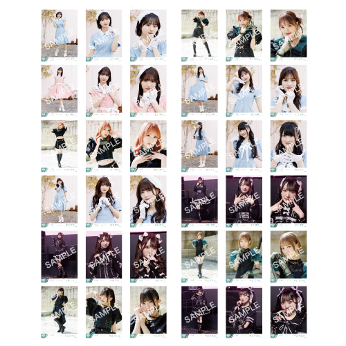 生写真セット(「Marcato」「デート前夜レクイエム」「春の恋人」衣装)