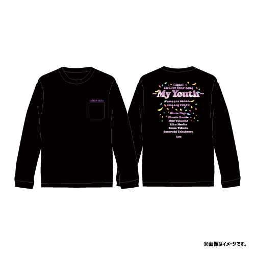 【SALE】[Lienel]～My Youth～ Longsleeve T-shirts(Black)