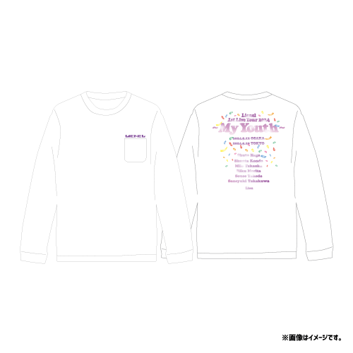 【SALE】[Lienel]～My Youth～ Longsleeve T-shirts(White)
