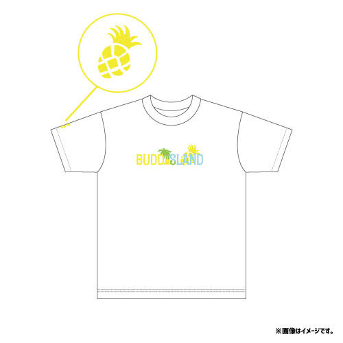 【SALE】[BUDDiiS]BUDDiiSLAND 1st Anniversary Tシャツ【ホワイト】