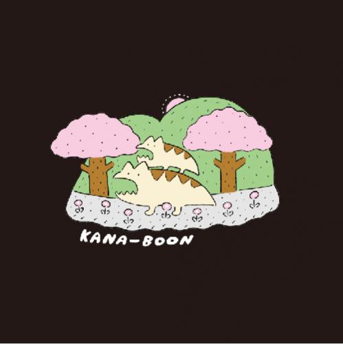 レンちゃん親子の春さんぽTシャツ/ブラック