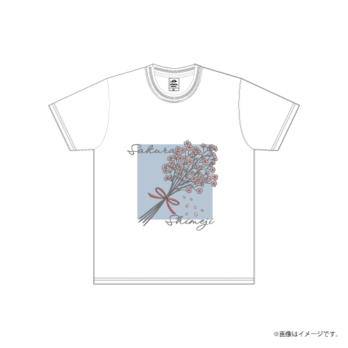【SALE】[さくらしめじ]散らない桜Tシャツ