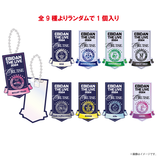 【SALE】[EBiDAN]EBiDAN THE LIVE CRUISE 2024 Random Logo Keyholder