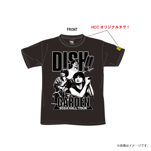 商品詳細ページ | DISH// OFFICIAL STORE | GARDEN Band T-shirts(Black)