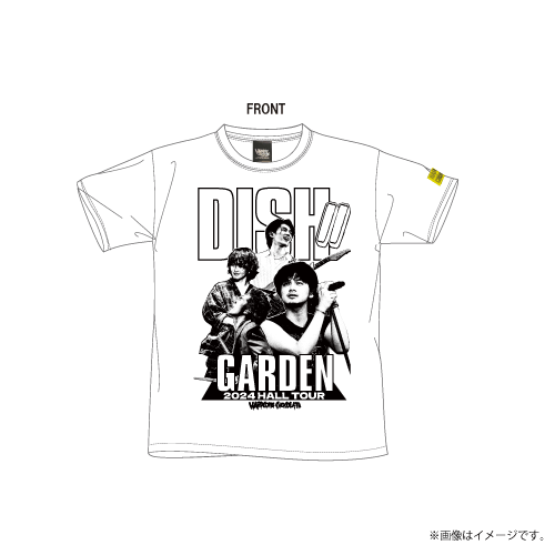 商品詳細ページ | DISH// OFFICIAL STORE | GARDEN Band T-shirts(White)