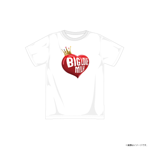 [M!LK]【会場受取】BIG LOVE T-shirts (White)