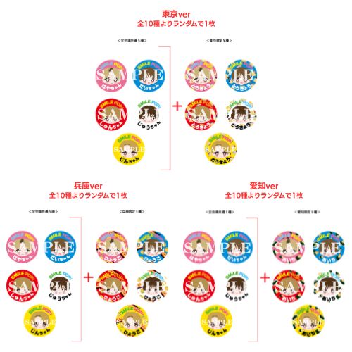 [M!LK]SMILE POP!おなまえご当地ステッカー