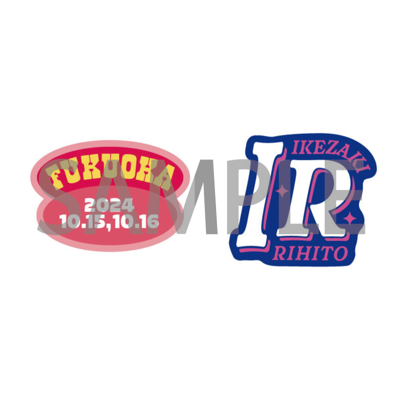 【事後EC販売】ワッペンシール（FUKUOKA）