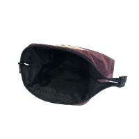 【26】コーデュロイデザインポーチ/ボルドー