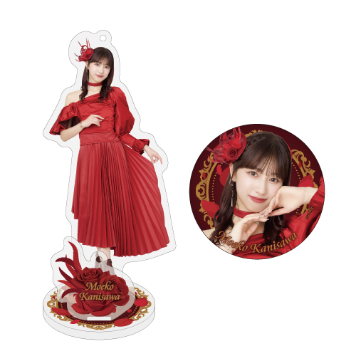 アクリルスタンドキーホルダー＆缶バッジセット（「ピオニーズ」衣装）