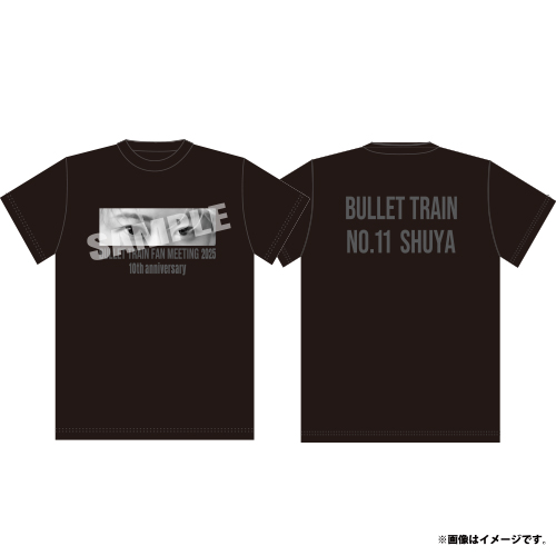 【会場受取】【FC会員限定】BULLET TRAIN FAN MEETING 2025 Tシャツ【チャコール】