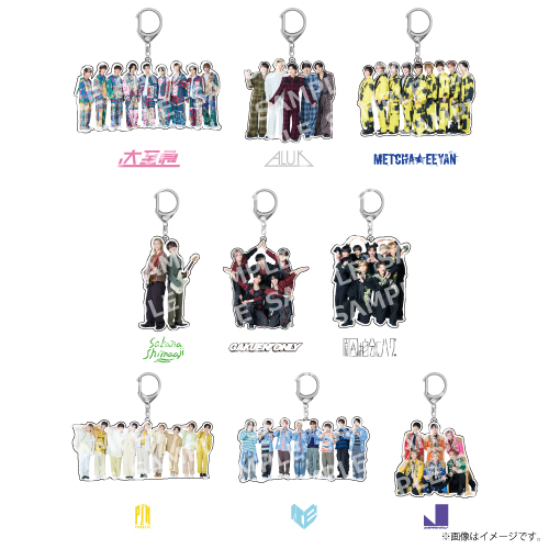[EBiDAN]EBiDAN THE LIVE 2026 15th Anniversary Shuffle Unit Acrylic Keyholder