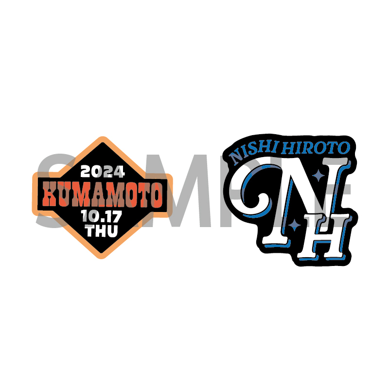 【事後EC販売】ワッペンシール（KUMAMOTO）