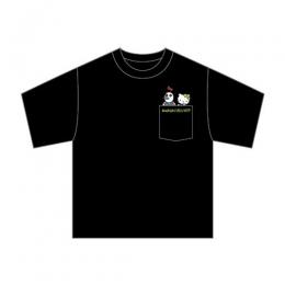ポケットT　ブラック【ジャスティン with Hello Kitty】