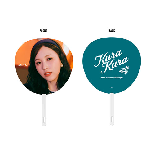 TWICE JAPAN 8th SINGLE『Kura Kura』リリース記念グッズ うちわ【MINA】