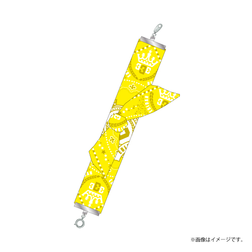 【会場受取】スポーツマンヒップ！Team Bandana Bracelet (黄：小エビ)