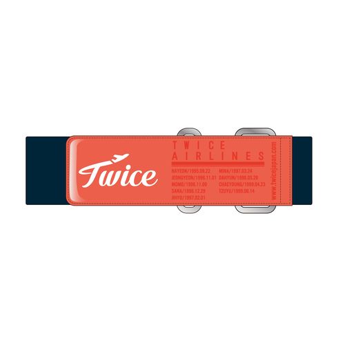 TWICE JAPAN SEASON'S GREETINGS 2019 "TWICE AIRLINES" SPECIAL GOODS キャリーベルト