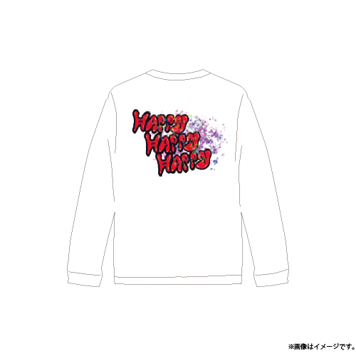 [M!LK]【会場受取】着るだけで幸せ。アトリエ山中のロンT（White×Red）