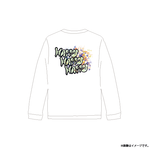 [M!LK]【会場受取】着るだけで幸せ。アトリエ山中のロンT（White×White）